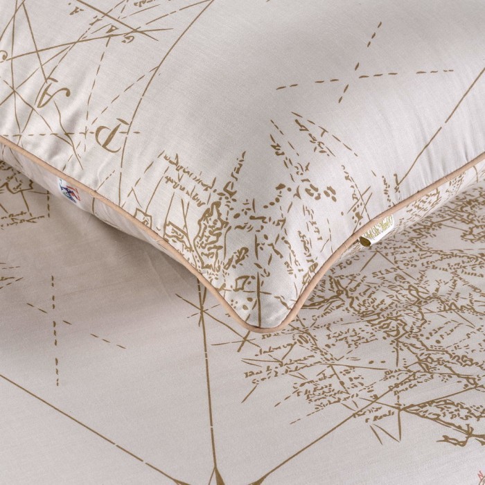 Атлас Комплект постельного белья сатин Евро 4н