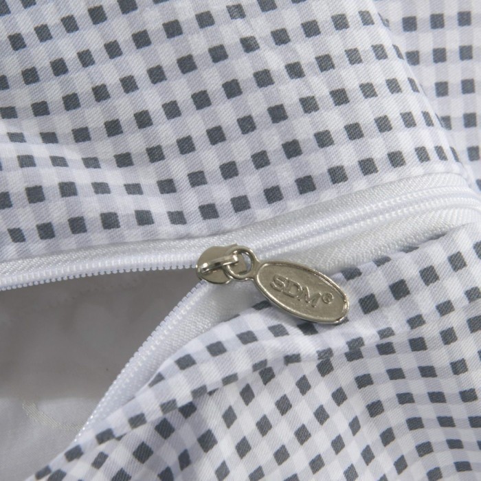 Дарио (голубой) Комплект постельного белья сатин Евро 4н