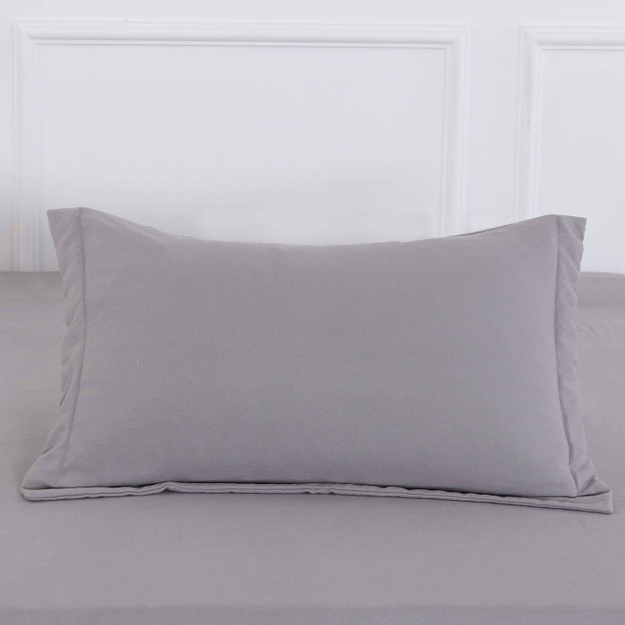 Ирианна (темно серая) Наволочки Жатка 50х70 (2шт)