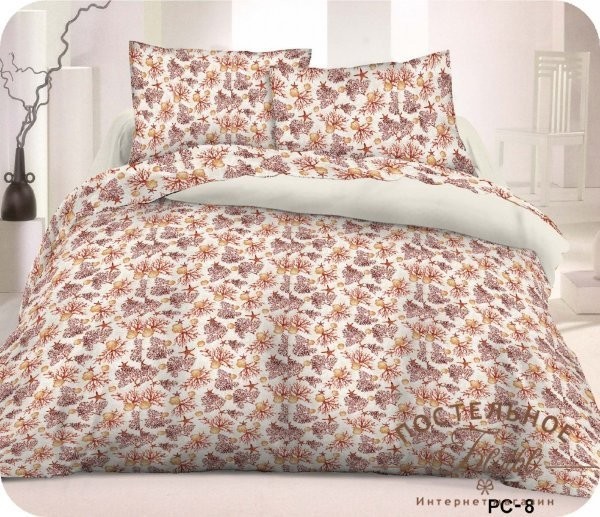 Постельное белье Valtery PC-08 двуспальное