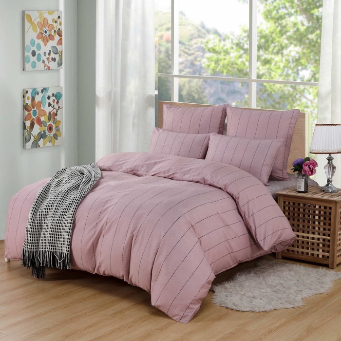 Кристиан (пудра) Комплект постельного белья Сатин 2х