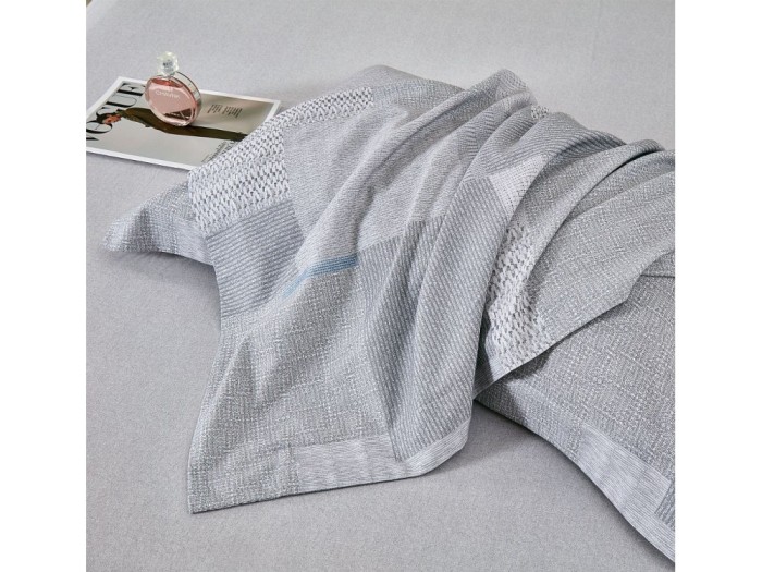 Комплект с 2-мя ЛЕТНИМИ одеялами из фланели 160х220 см, 2279-2OSP