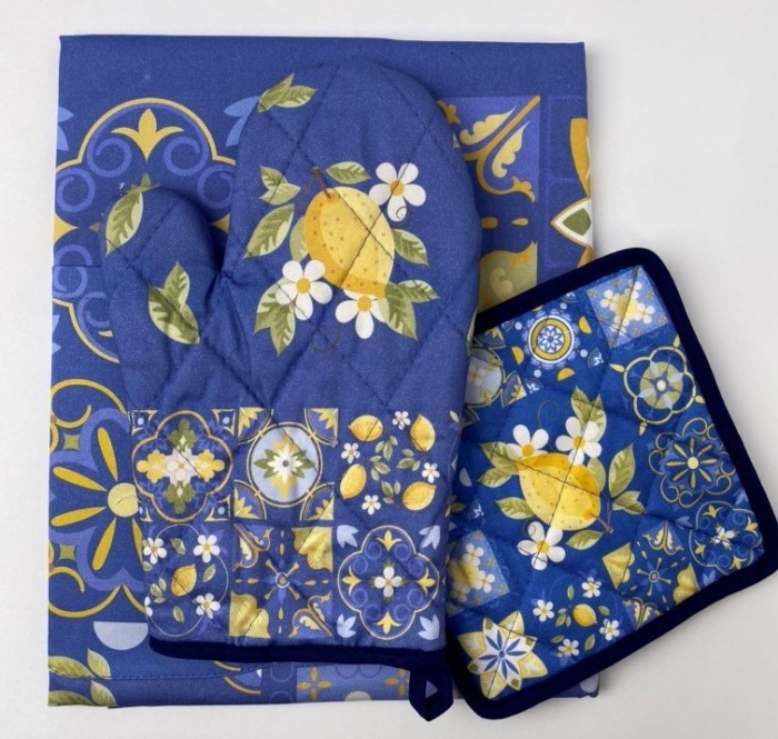 Набор для кухни Lemons in blue