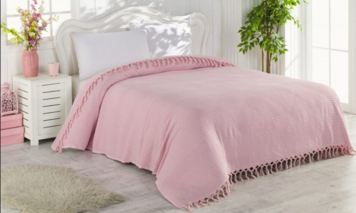 Покрывала Турция NICE BED SPREAD розовый 220x240