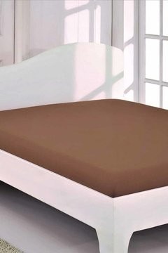 Простынь Трикотажная (беж) 100х200+30см на резинке