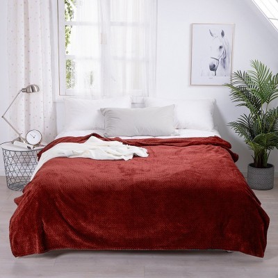 Плед фланелевый Spiga однотонный SP2022-08