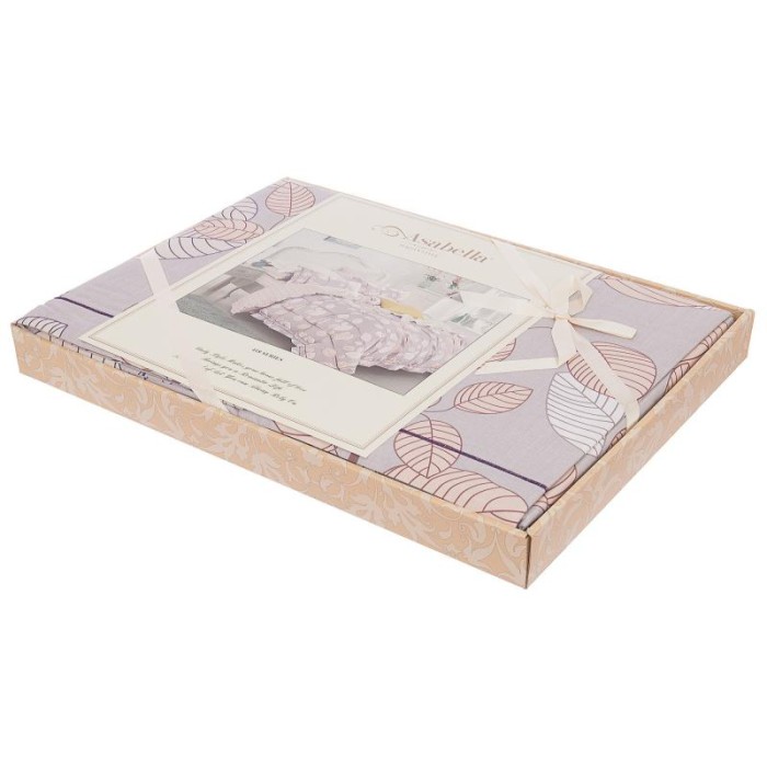 Постельное белье Asabella 418-6 евро печатный сатин