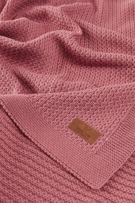 Вязаный плед Frezya (BB 3065) Сухая роза