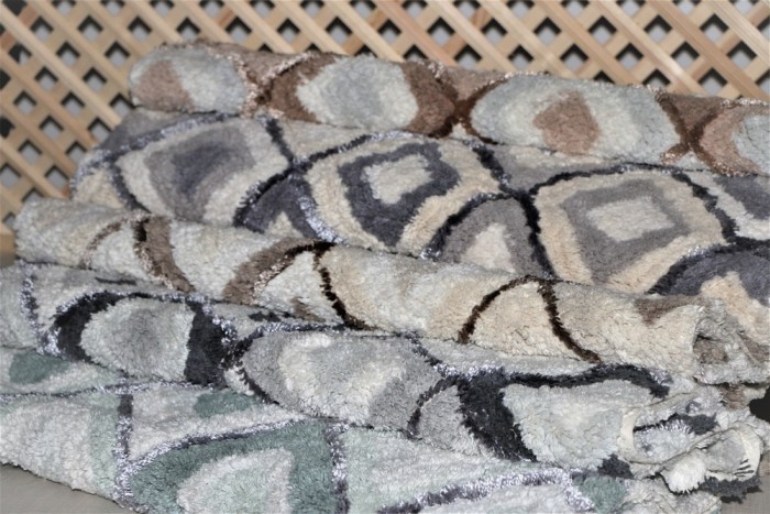 Коврик для ванной жаккард "MODALIN" цветной ERAK 70x120 см 1/1 Зеленый