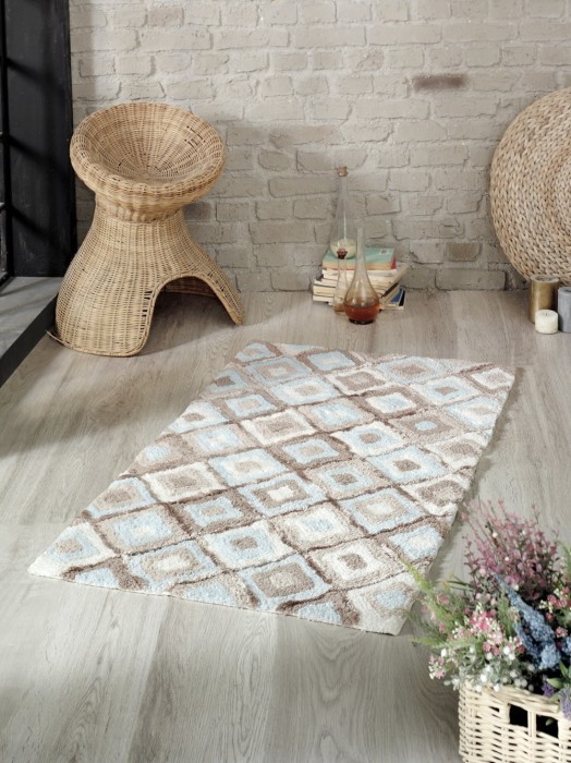 Коврик для ванной жаккард "MODALIN" цветной ERAK 70x120 см 1/1 Зеленый