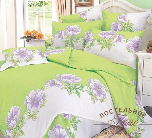 Постельное белье Valtery поплин A-32 семейное