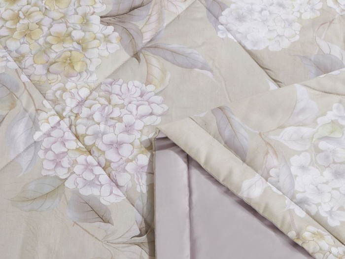 Комплект евро с летним одеялом из фланели-тенсел 200х220 см, 2297-OMP 