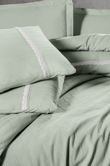 Постельное белье Arya с эффектом Stone Washed Minty