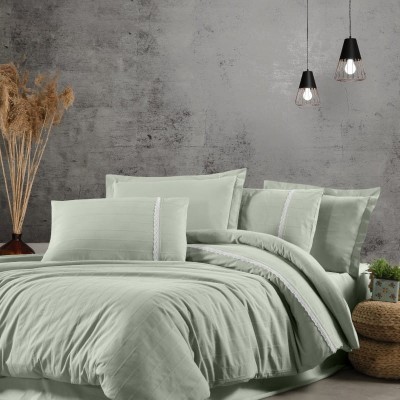 Постельное белье Arya с эффектом Stone Washed Minty