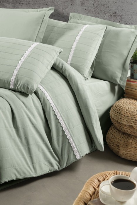 Постельное белье Arya с эффектом Stone Washed Minty