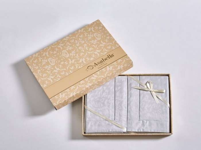 Постельное белье Asabella 2217-7 семейное хлопковый жаккард