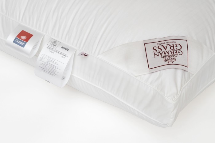 Подушка трехкамерная 3D Thermo Down Grass с эффектом терморегуляции средняя с бортиком 50х90