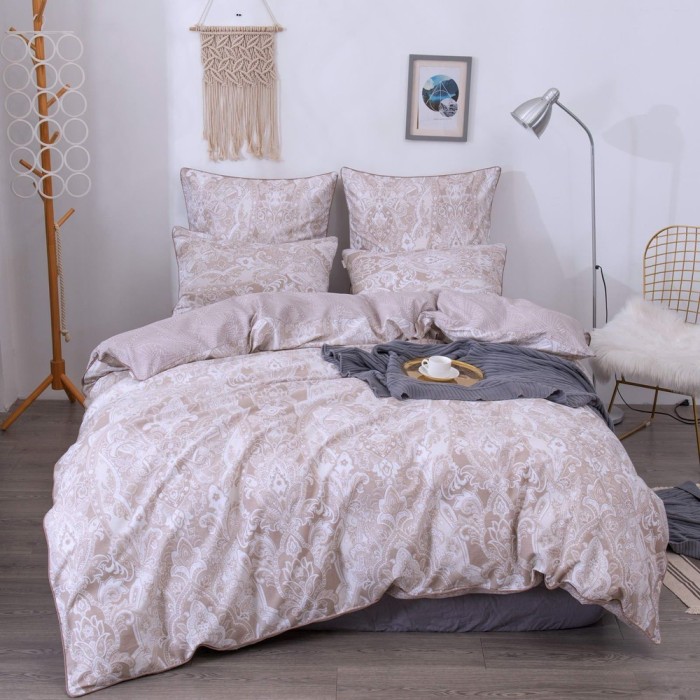 Вавилон (беж) Комплект постельного белья сатин 1.6