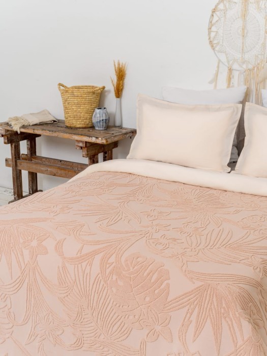 Покрывало Arya махровое Botanical Garden Бежевый