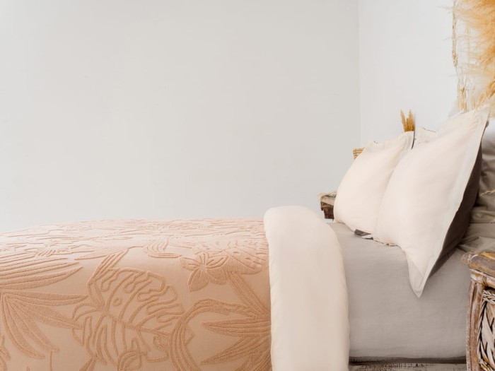 Покрывало Arya махровое Botanical Garden Бежевый