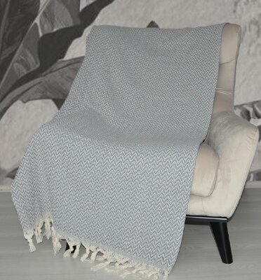 Плед JANSU цвет серый (Grey)  