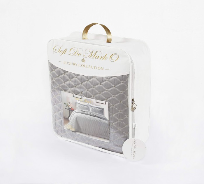 Эллада (серая) Покрывало 240х260