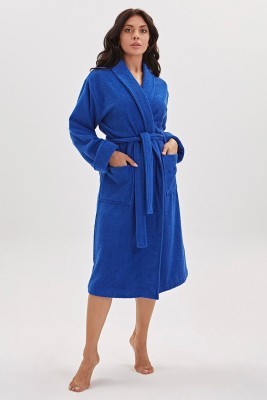 Махровый халат унисекс Heaven (E 363) Василек
