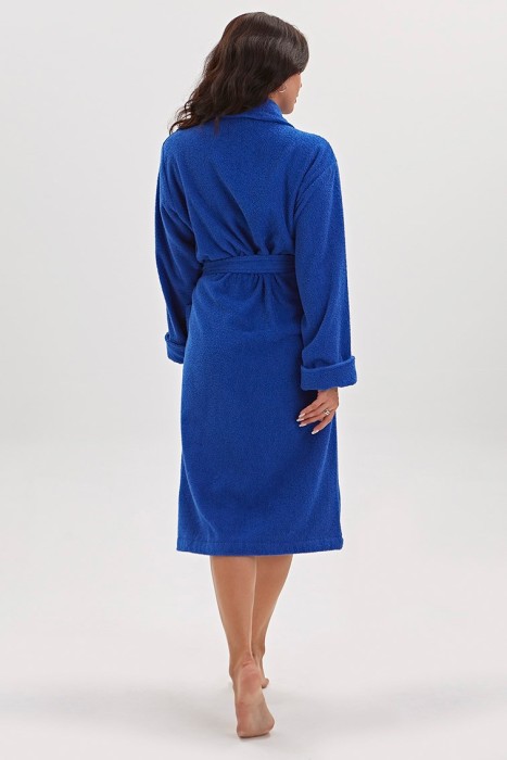 Махровый халат унисекс Heaven (E 363) Василек