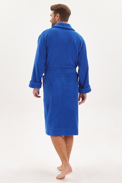 Махровый халат унисекс Heaven (E 363) Василек