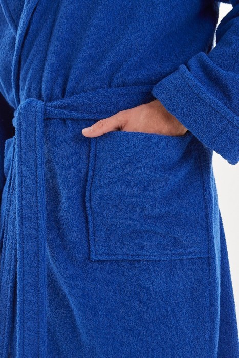 Махровый халат унисекс Heaven (E 363) Василек