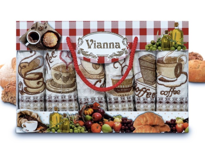 Набор кухонных полотенец Vianna Luxury Series (35x50 - 6 шт) 8052-13