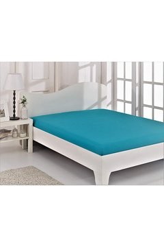 Простынь Трикотажная (бирюза) 100х200+30см на резинке