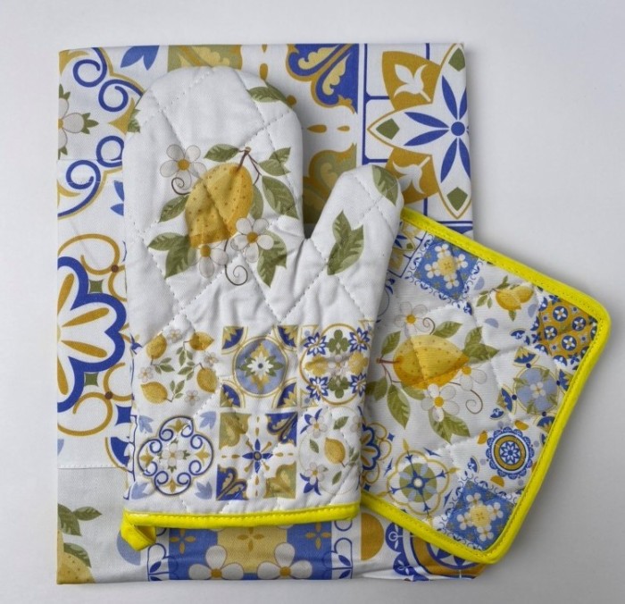 Набор для кухни Lemons in white