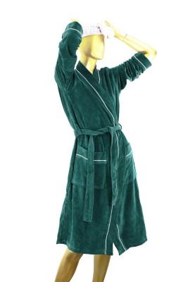 Венера S (малахит) Халат велюровый