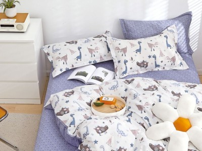Комплект постельного белья 1,5-спальный, печатный сатин 2178-4XS