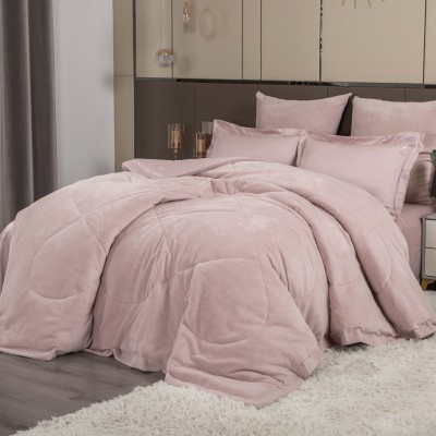 Комплекты для сна Lindor Fluffy (лайт пудра) Egyptian Cotton комплект Евро 
