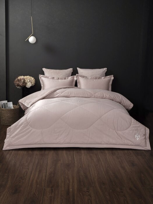 Комплекты для сна Lindor Fluffy (лайт пудра) Egyptian Cotton Евро