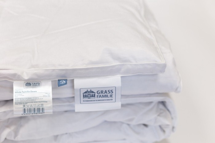 Одеяло White Familie Down, 140х205 теплое, с бортиком