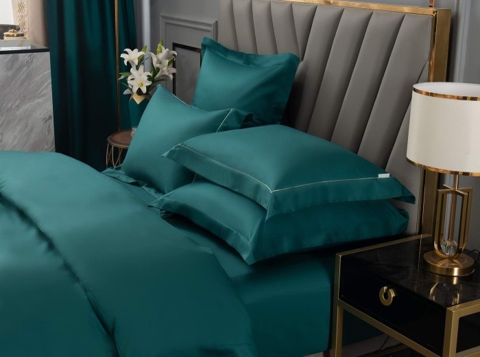 Дайкири бирюзовый 7Е Комплект постельного белья сатин