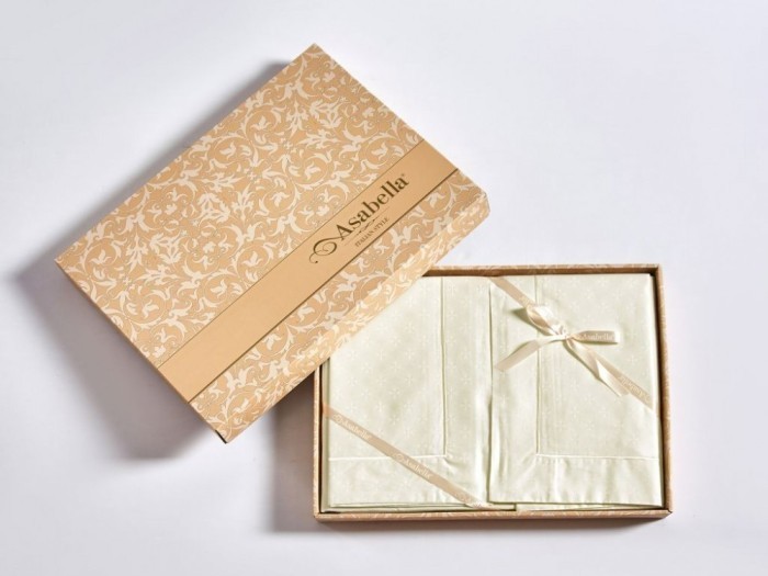 Постельное белье Asabella 2218-6 евро хлопковый жаккард