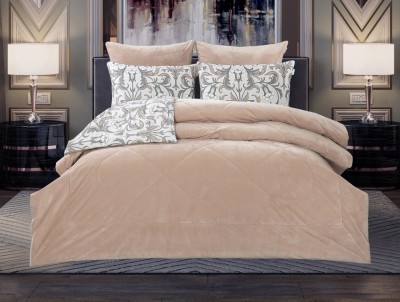 Постельный набор полуторный Килиан бежевый пудра ABC Cotton
