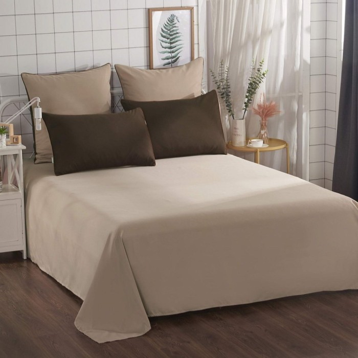Элегант (шоколад) Евро Комплект постельного белья 4н