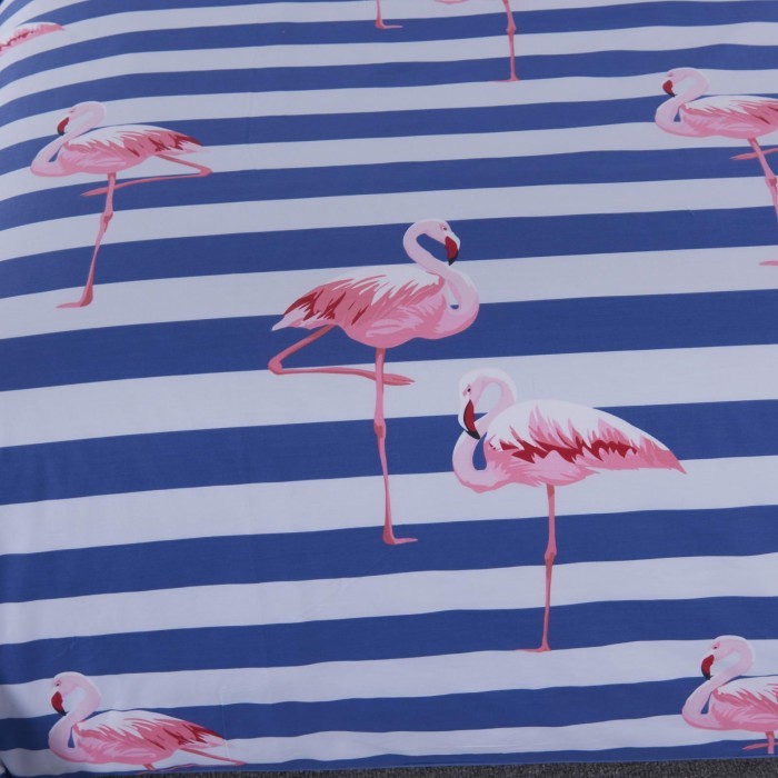 Фламинго (синий) Комплект постельного белья детский