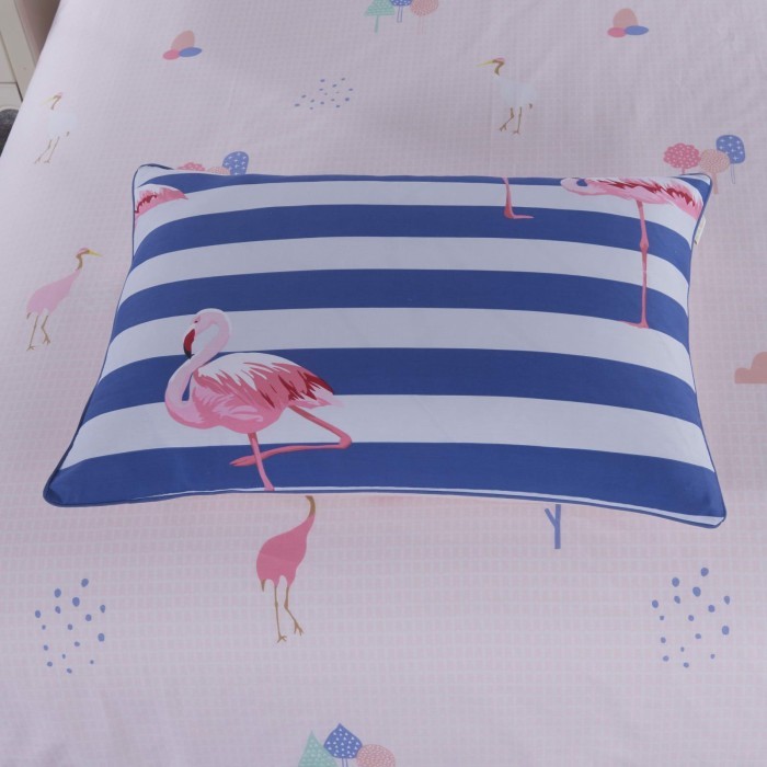 Фламинго (синий) Комплект постельного белья детский