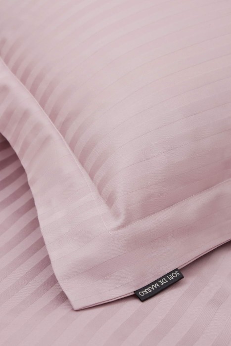 Моне (лиловый) страйп сатин Евро 4н