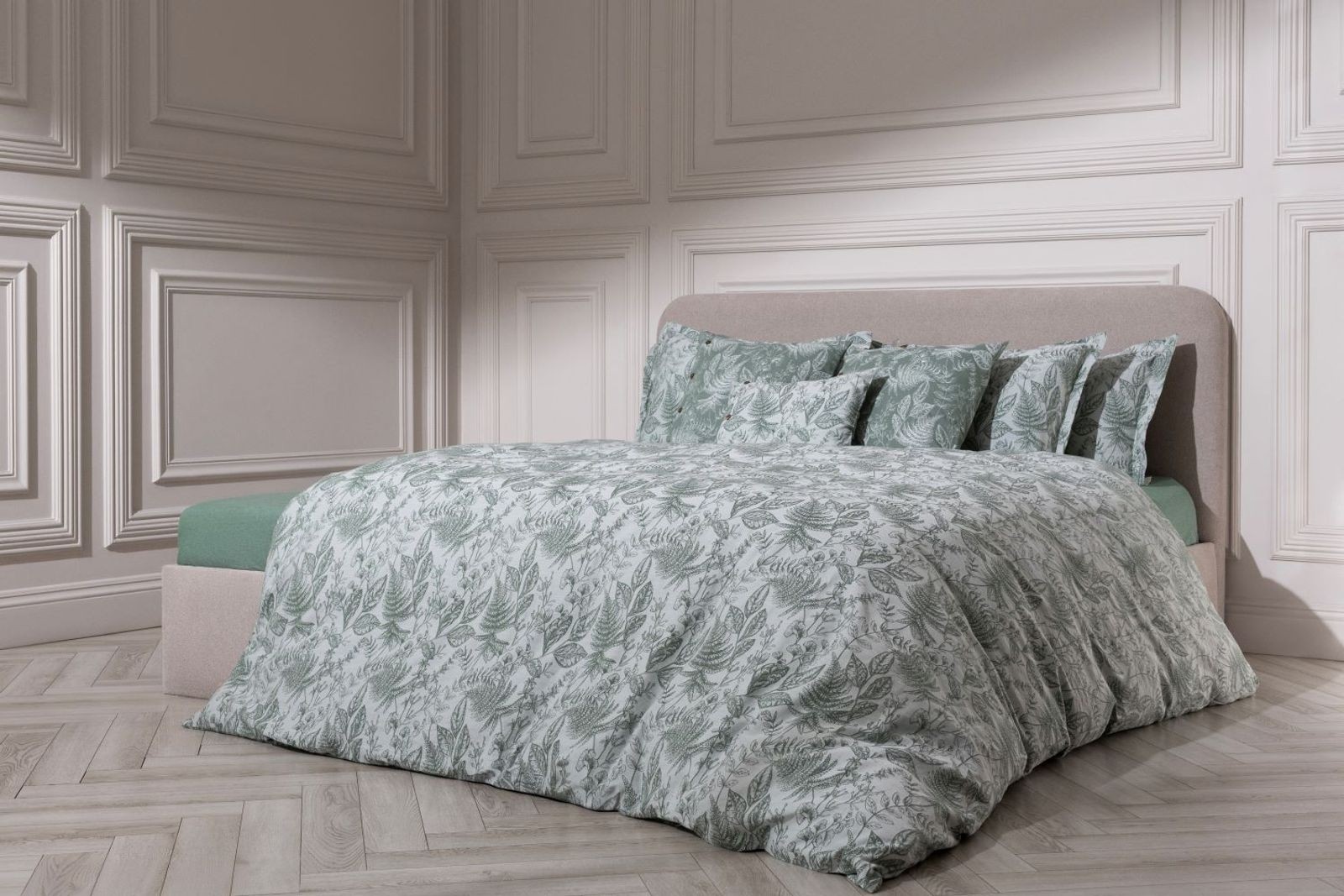 Простыня Natural Fern Palette Grass 180х240