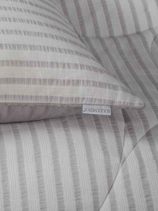 Комплекты для сна Stripe Muslin (серебро платина) Евро