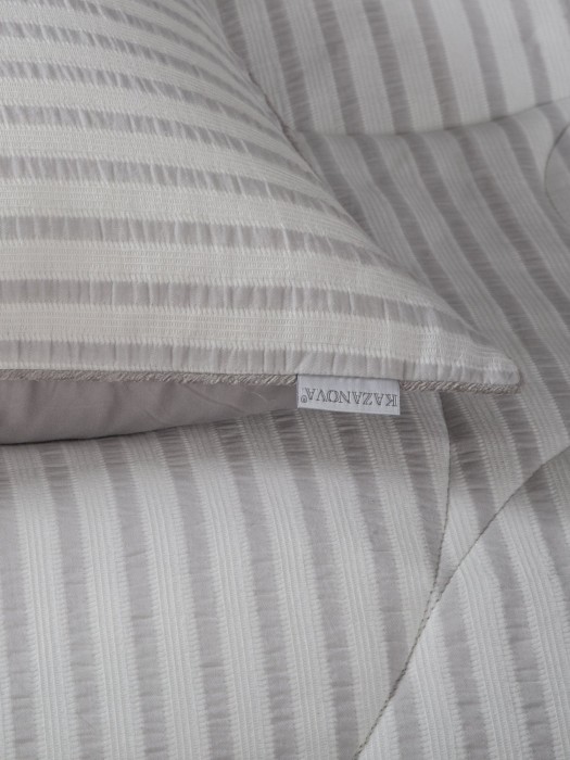 Комплекты для сна Stripe Muslin (серебро платина) Евро