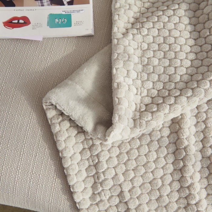 Каролина (беж) Плед 160х220