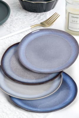 Глиняный набор персональных тарелок Arya Terra Cotta 4 ед Визон